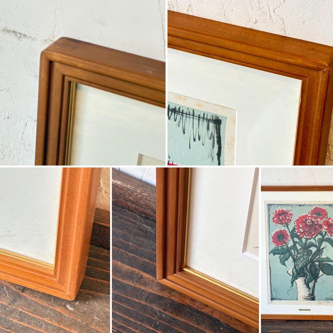 ⑩絵画 リトグラフ セット 冬島大二郎 他 直筆サイン入 インテリア 額縁