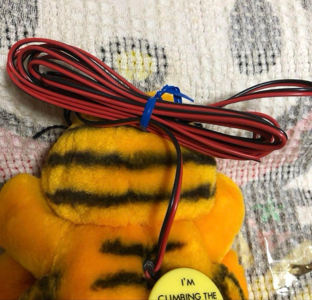 昭和レトロ　DAKIN ガーフィールド ぬいぐるみ　車　ストップランプ　未使用