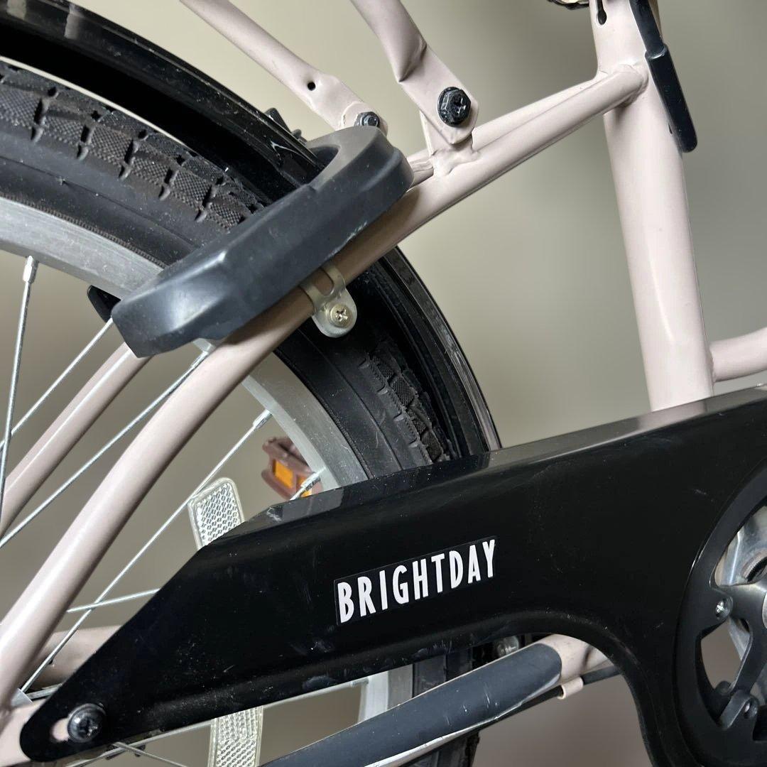 ミキールさま専用　自転車 ベージュ　小径車　アサヒサイクル　ブライトデイ　20イ