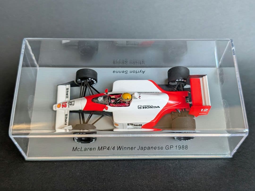 スパーク 1/43 マクラーレン ホンダ MP4/4 1988日本GP A.セナ