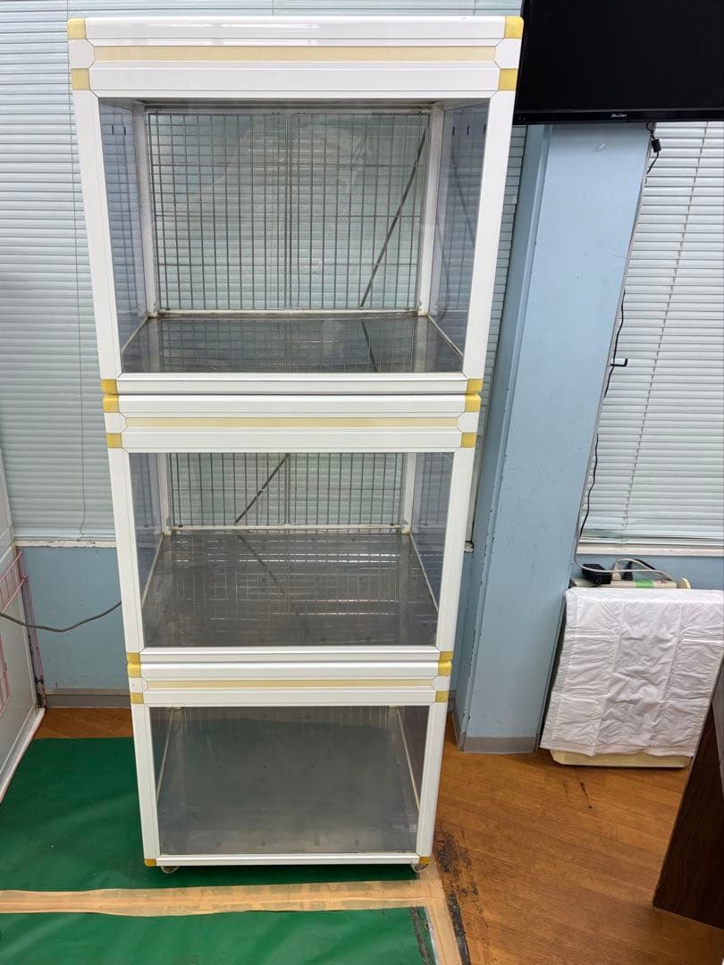 ❗️限界値引実施中❗️GB PRO ペットマンション 3面クリアフィックス窓3段