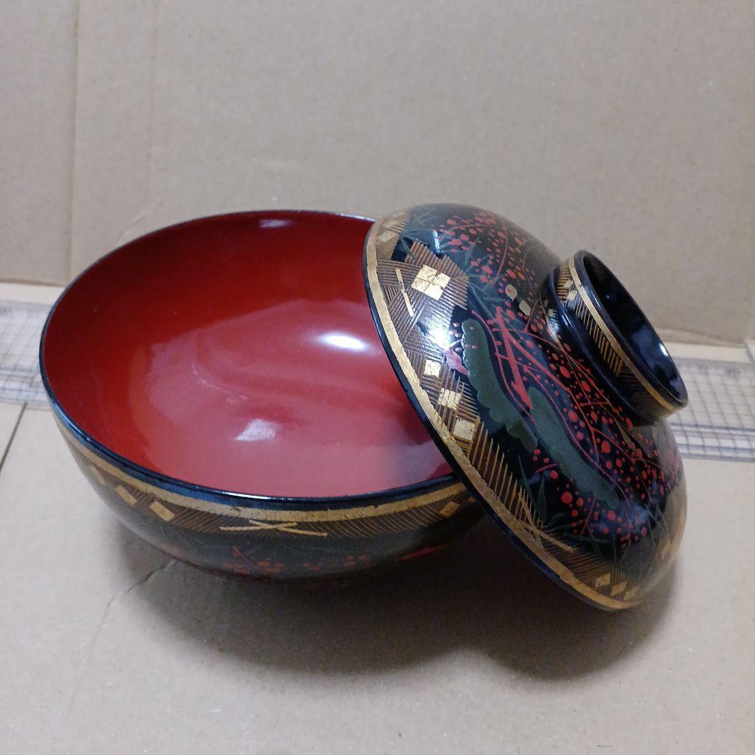 江戸時代の秀衝塗　椀
