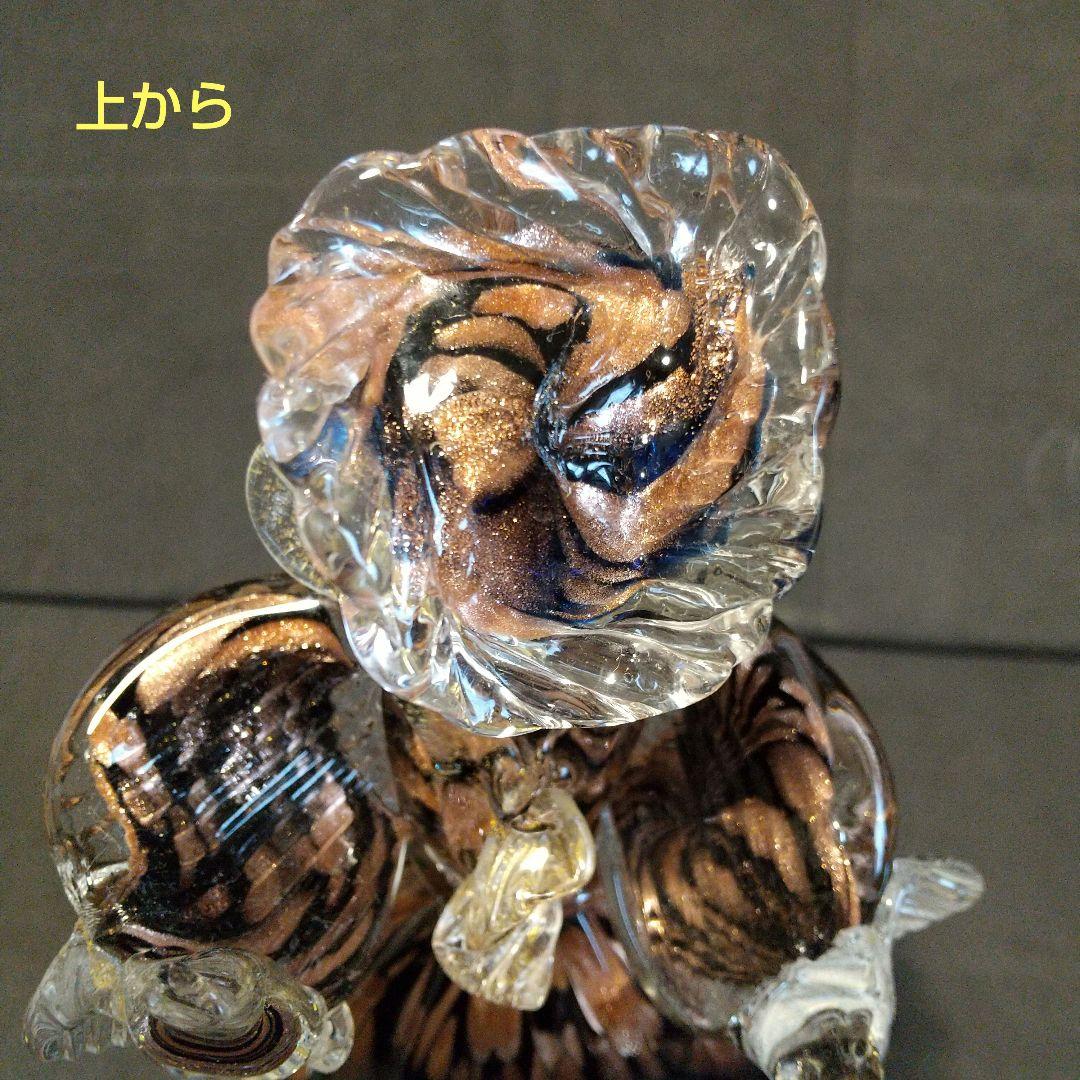 ベネチアンガラス工芸品フィギュリン ペア 大型30センチ超え