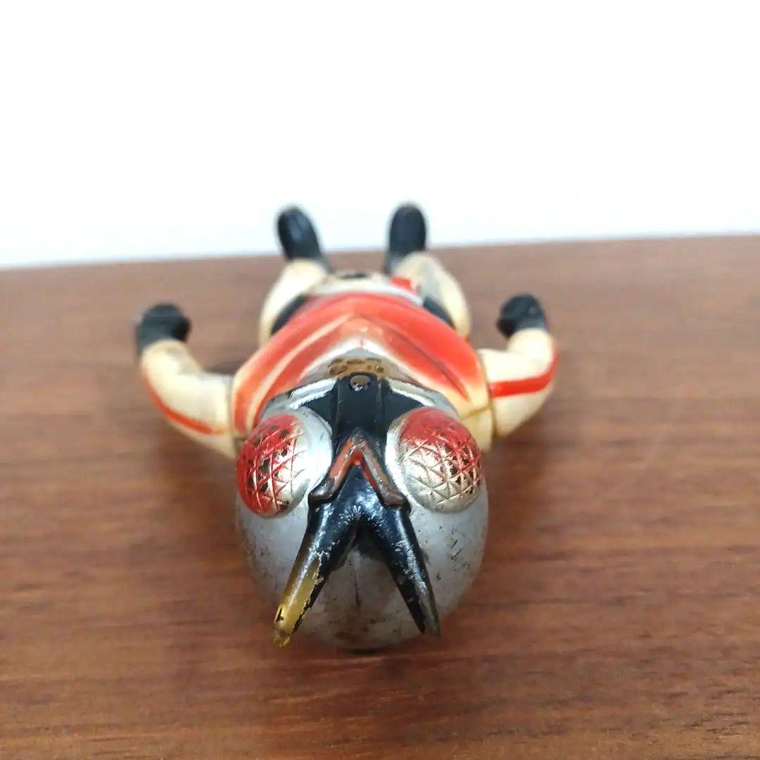 当時物マスダヤ製「スパークライト仮面ライダー X」激レアなソフビフィギュア玩具