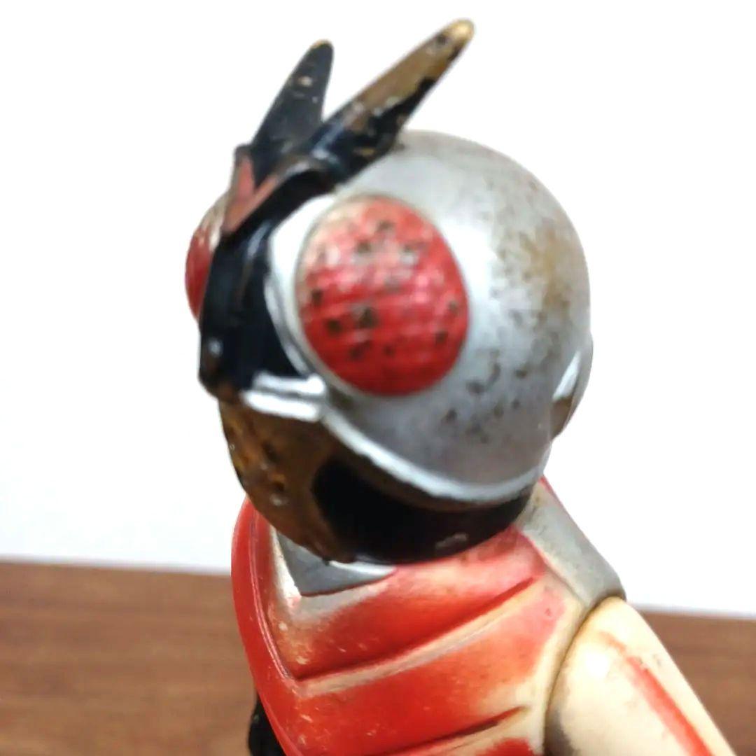 当時物マスダヤ製「スパークライト仮面ライダー X」激レアなソフビフィギュア玩具