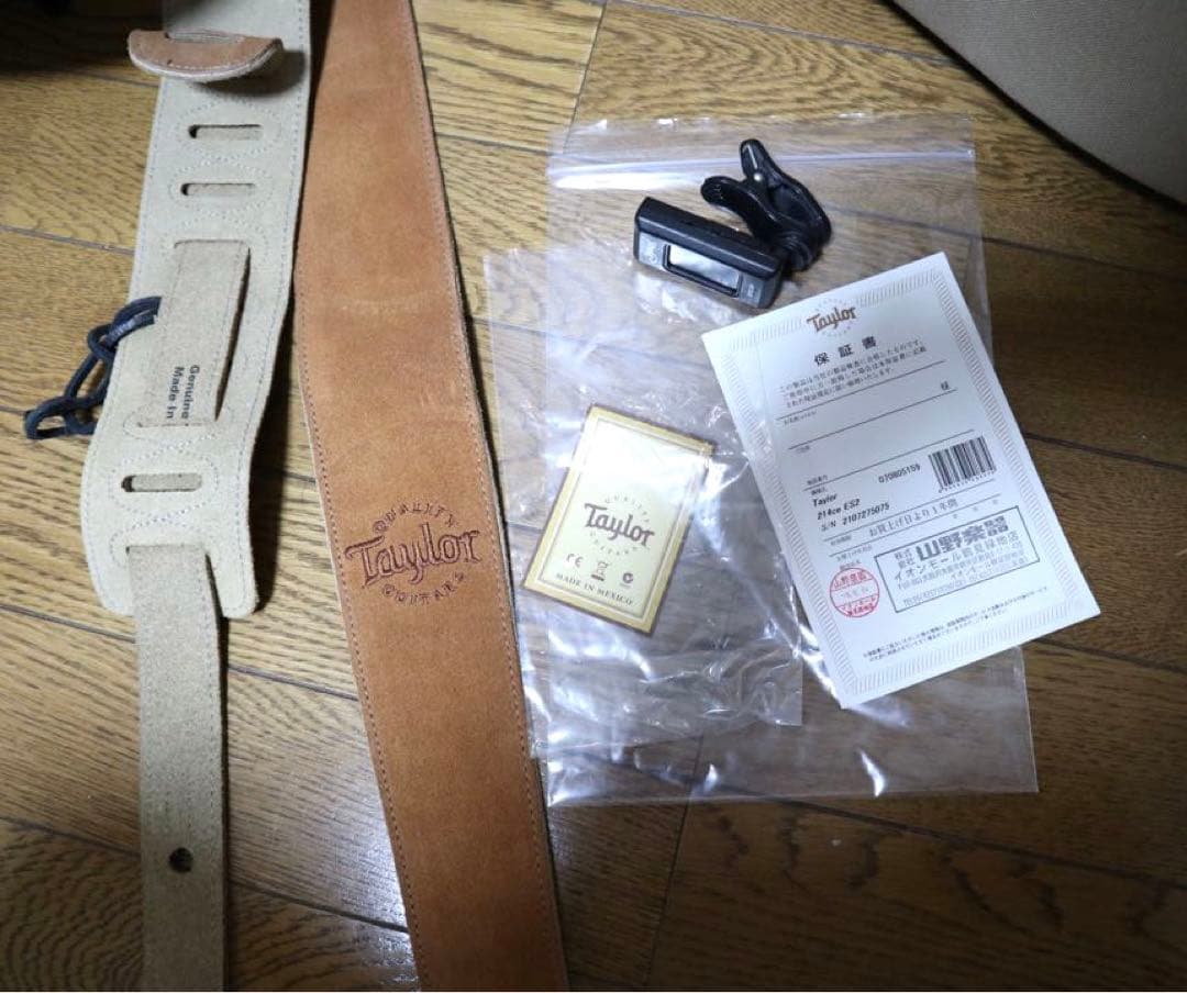 【送料込み】Taylor 214ce ES2 エレアコ 本革ストラップ ケース