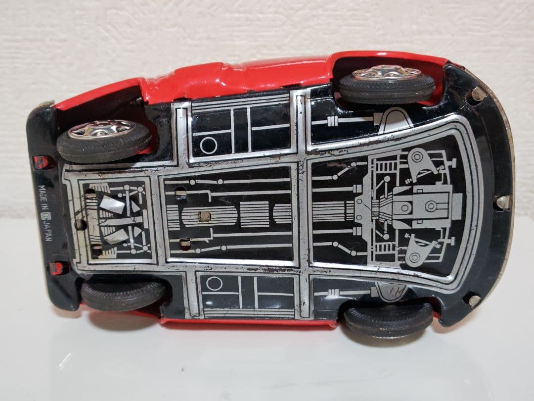 ミニー☆プロフ必読 旧バンダイ  イセッタ 白/赤 ブリキ