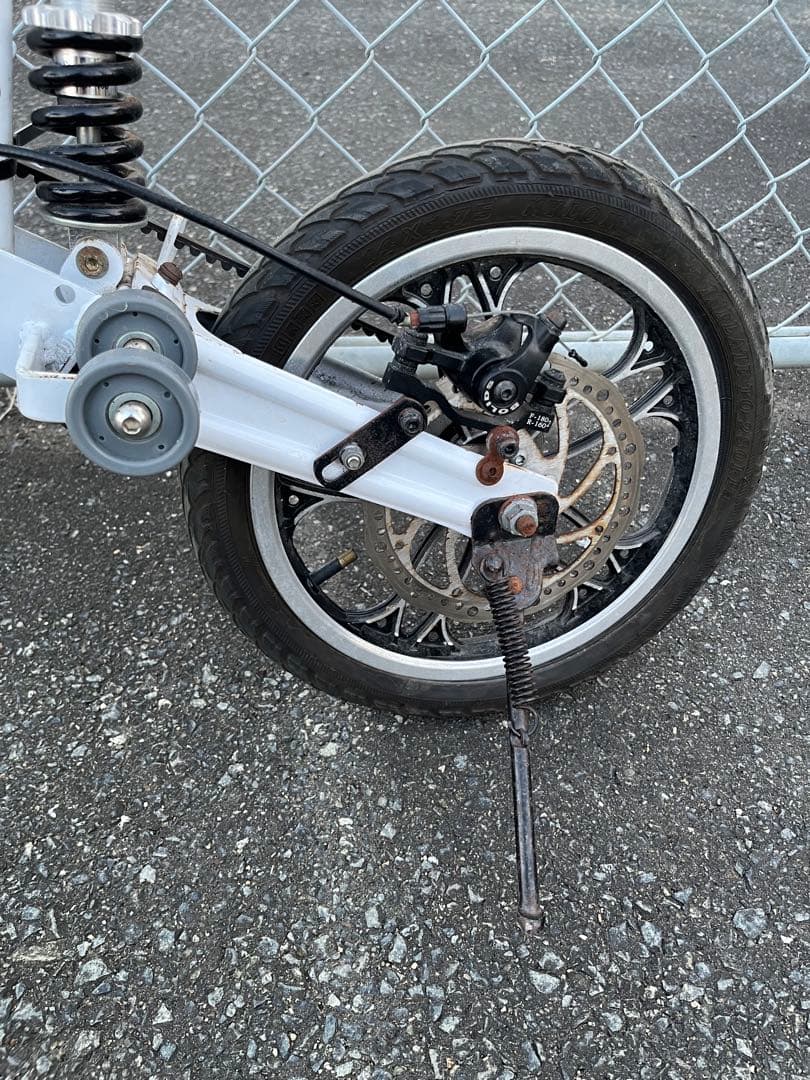 未整備　cycle NINJA 折り畳み自転車　14インチ