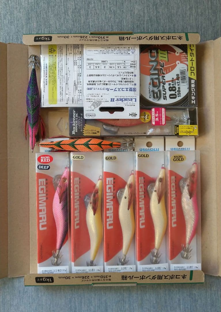 ブリーデン　エギマル/ジンゴ　ロケッティア/ユニチカ　PEライン/エギ/餌木