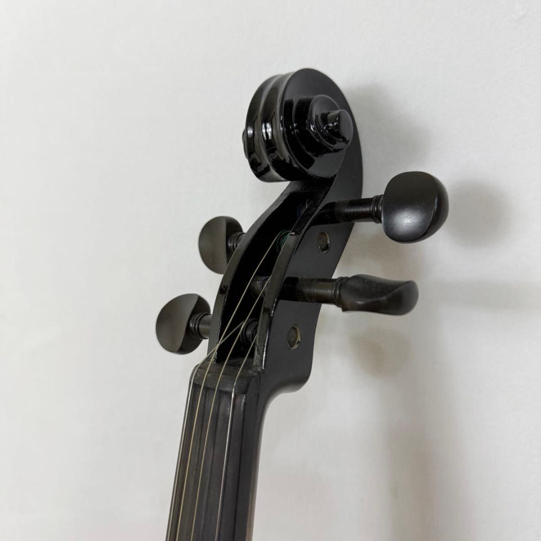 【美品】hallstatt サイレントバイオリン CV-210E エレキ 黒