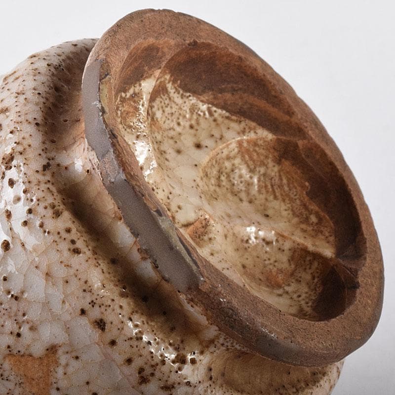 茶道具　古志野　梅絵図　茶碗　時代箱　V　R8652