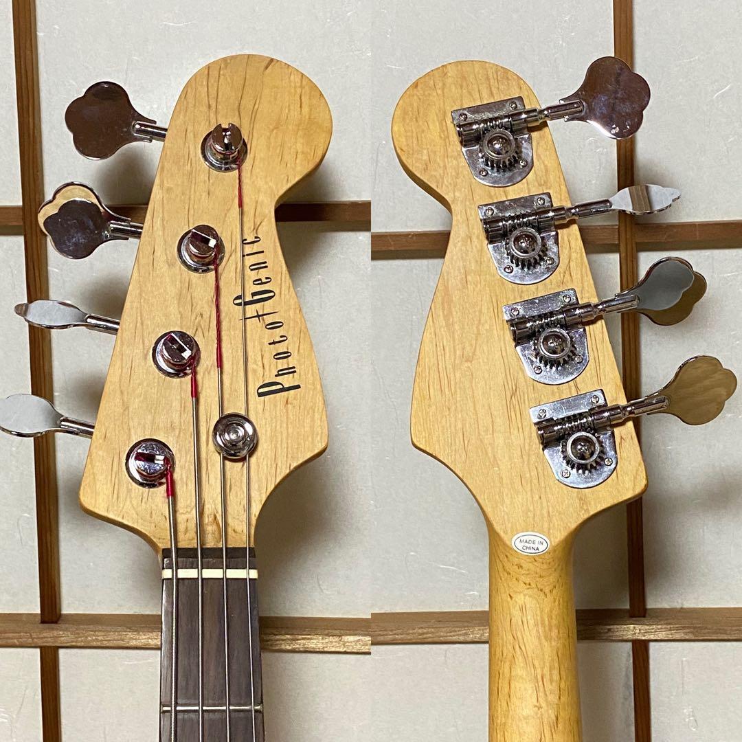 PhotoGenic フォトジェニック ジャズベース ブラック 動作確認済み