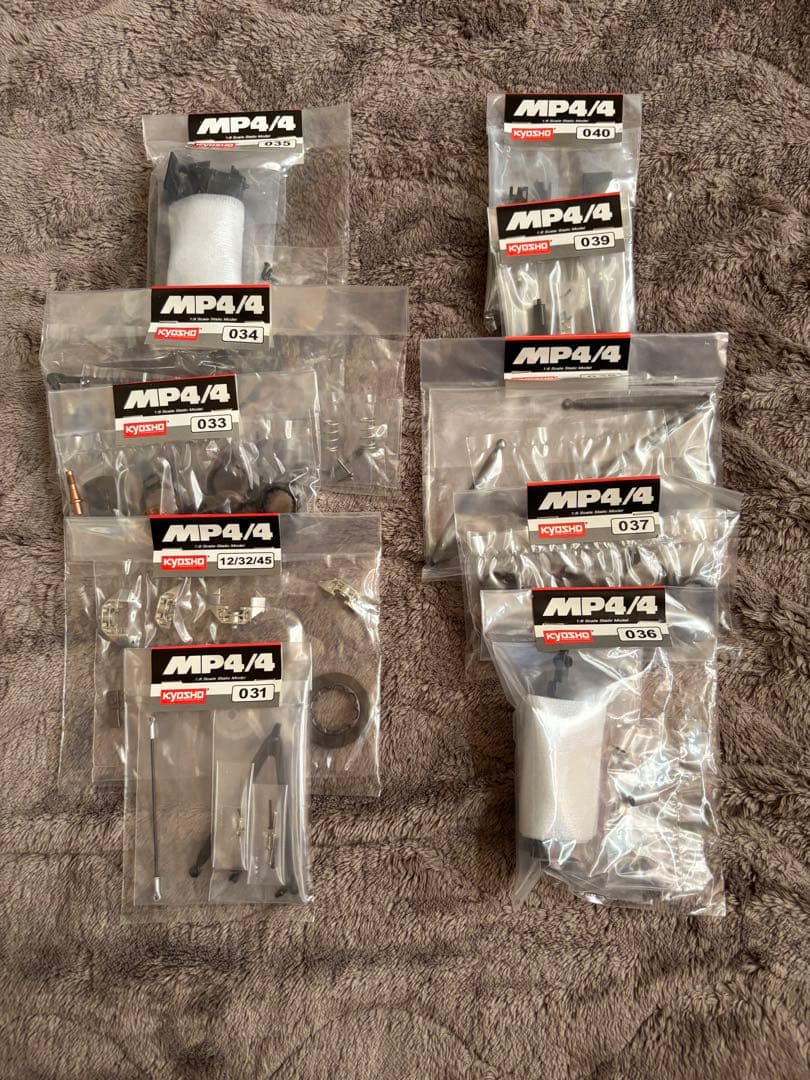 ディアゴスティーニ　マクラーレンホンダMP4/4組立キット全パーツ