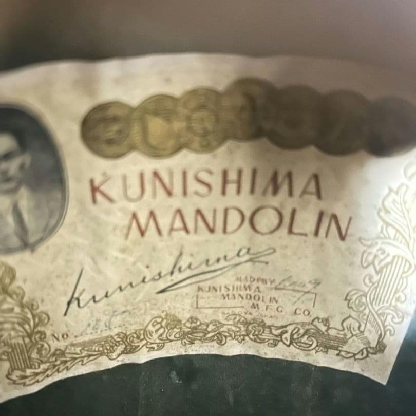 国島 マンドリン No.105 1961年製 希少 【国産職人製・温かみある音色