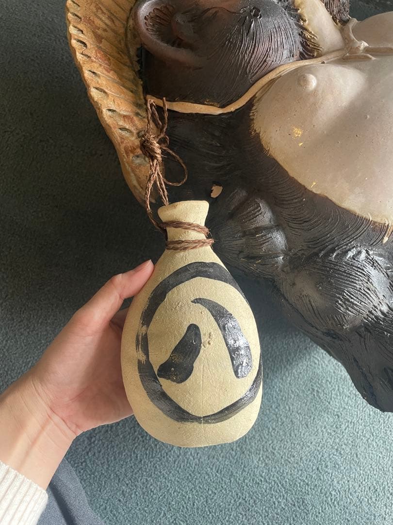 たぬきの置物　信楽焼　高さ47cm