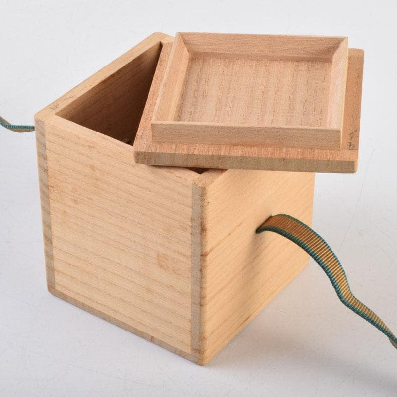 茶道具　山中塗　中村宗悦作　円能斉好写　亀蔵棗　共布共箱　V　9061