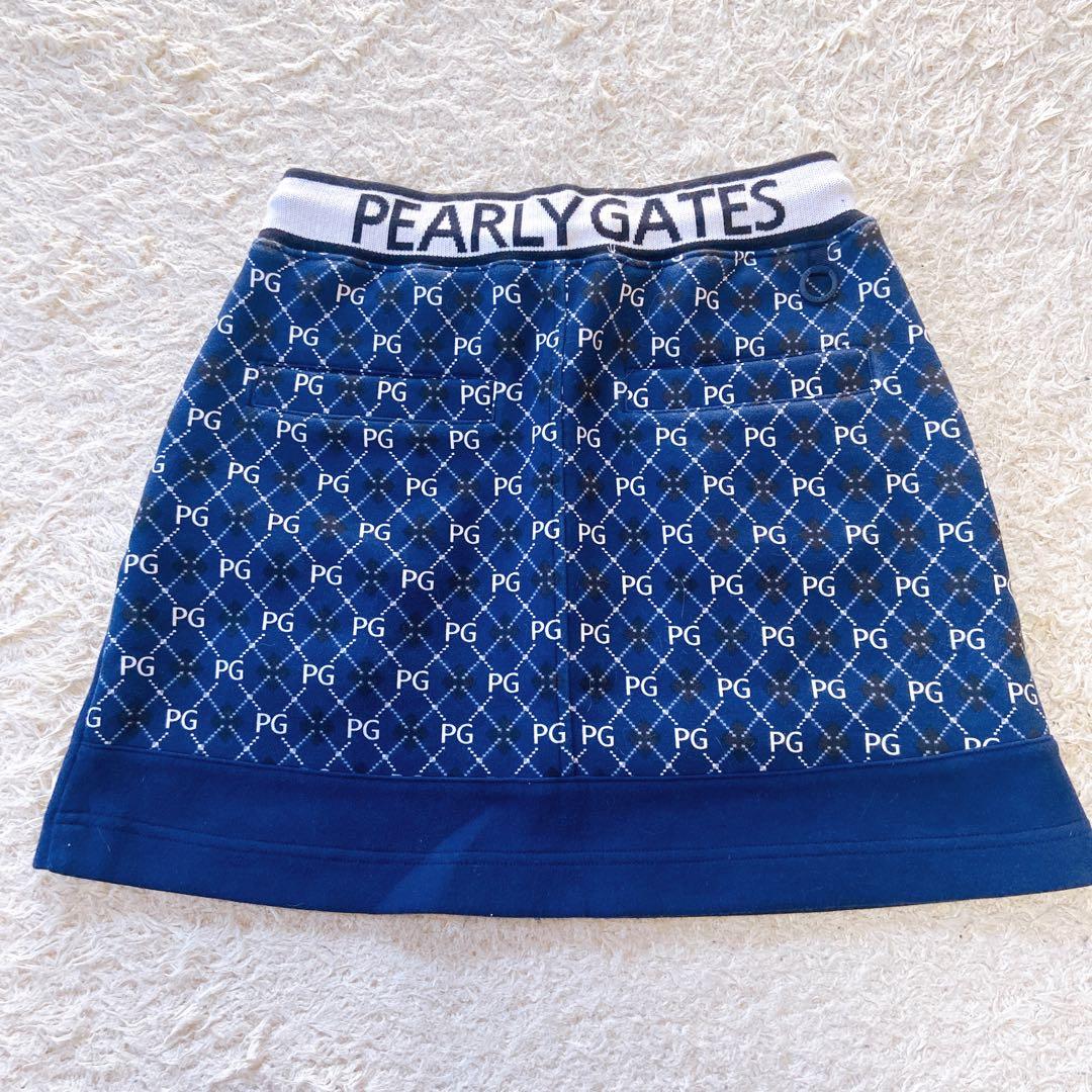 パーリーゲイツ　近年モデル　アーガイル　PGロゴ　セットアップ　ゴルフウェア　M