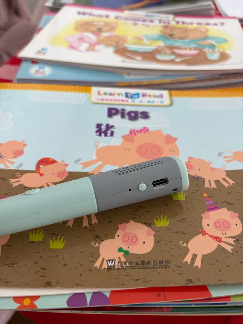 [中古]中国版CTP絵本　レベル1 36冊　専用タッチペン(充電池)&ワーク付