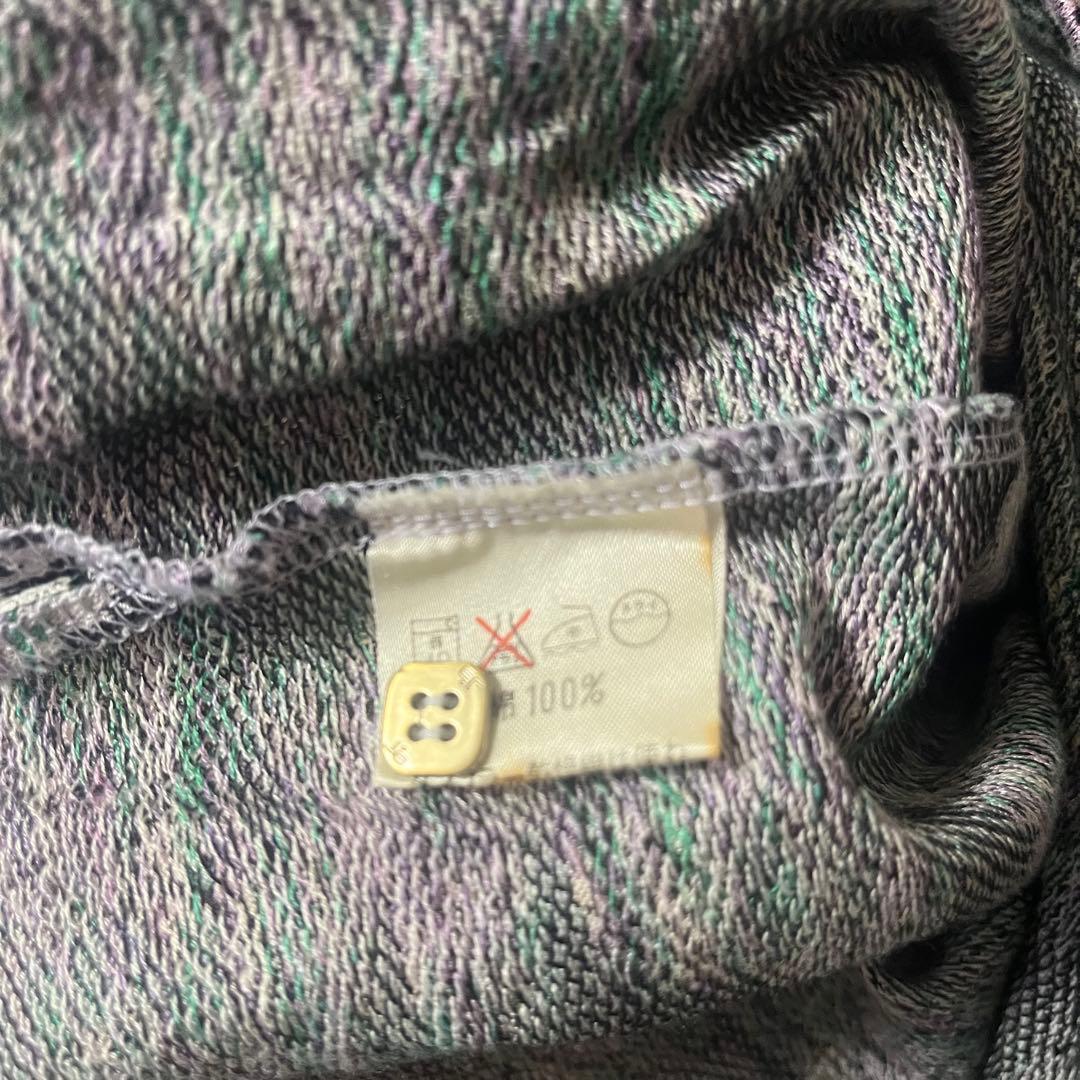 ジャンボ尾崎　Js ゴルフポロシャツ ヴィンテージ マルチカラー 総柄L