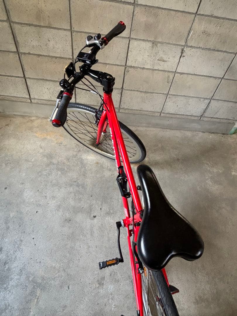 りんさん専用「赤 クロスバイク (700c)」[配達可能]