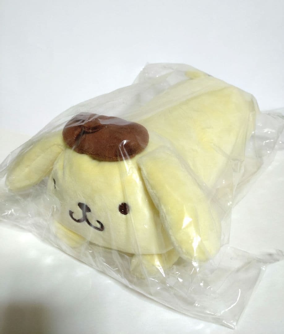 未使用❗️ポムポムプリン 2wayクッション ぬいぐるみ カップ 缶 平成レトロ