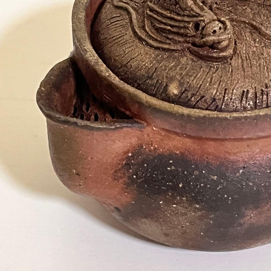 備前焼　作家物　宝瓶　急須　茶器　茶道具　龍