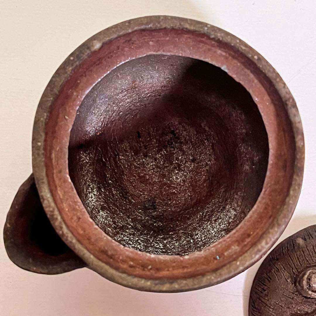 備前焼　作家物　宝瓶　急須　茶器　茶道具　龍