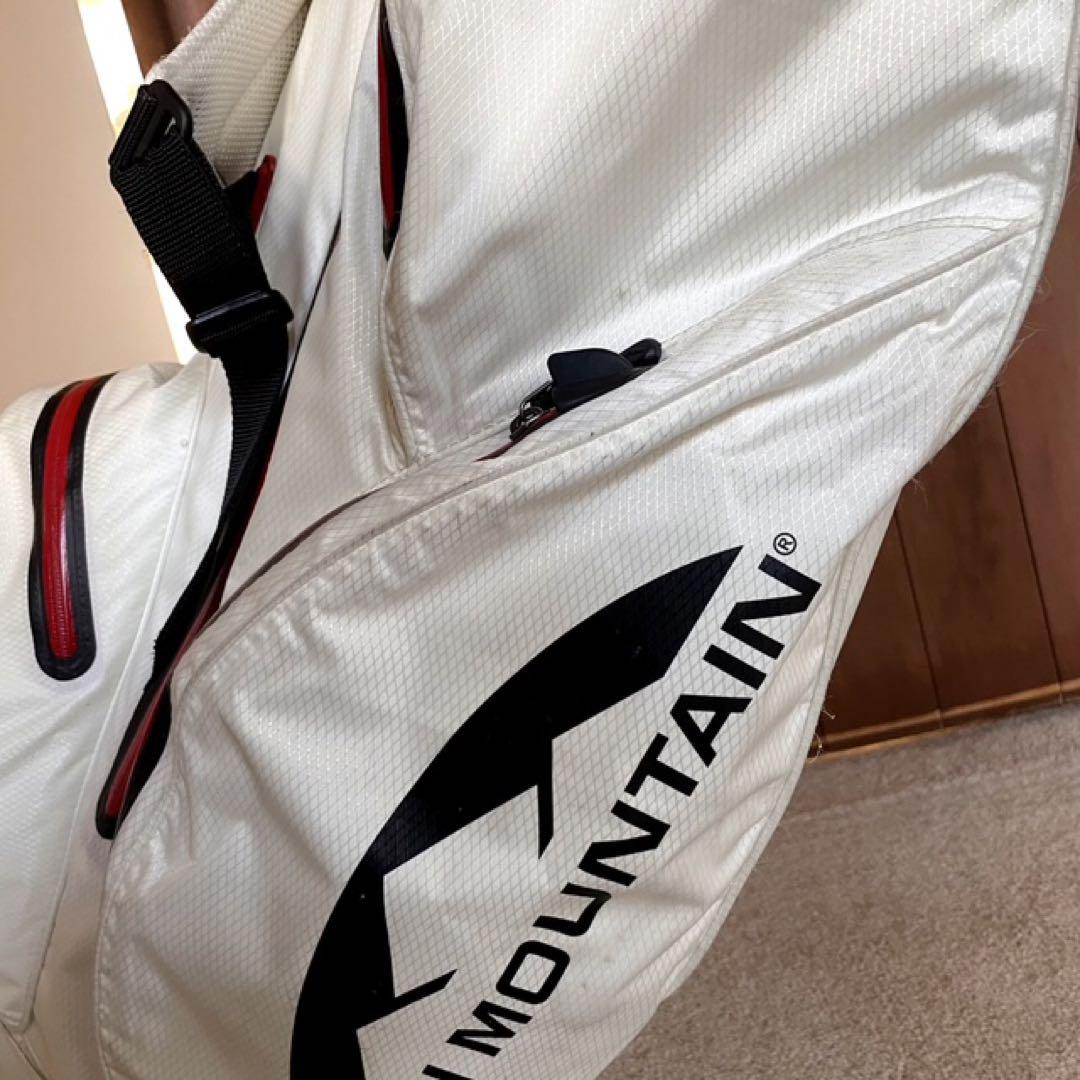 SUN MOUNTAIN・キャディバッグ・スタンド・白・６分割・サンマウンテン