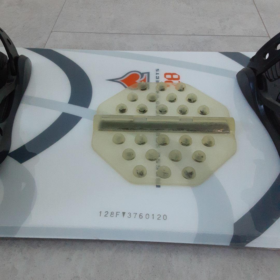 masso ジュニア スノーボードセット 128 キスマーク バインディング付き