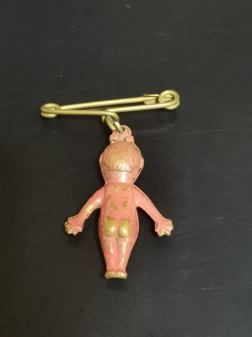 キューピー　メタル製チャーム　1930年代製