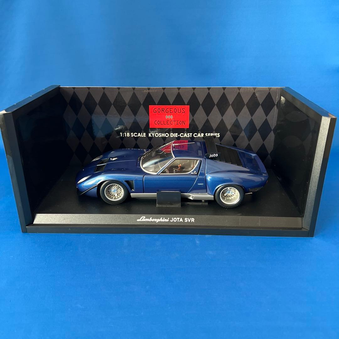 京商　1/18 ランボルギーニ イオタ SVR ブルー