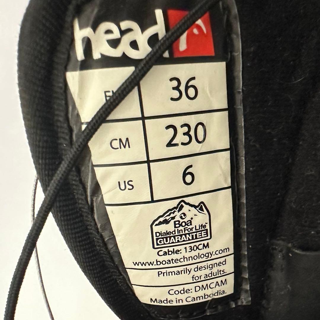 head 女性用スノーボードブーツ ブラック/ピンク　23.0cm