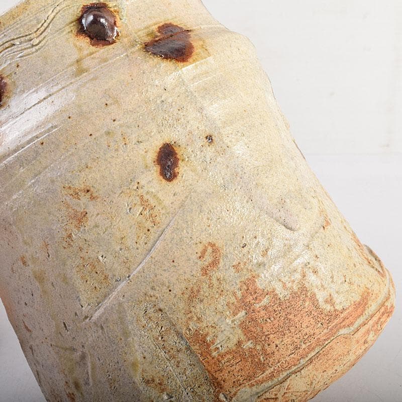 茶道具　美濃焼　大萱窯　加藤弥右衛門造　水指　共箱　V　8306