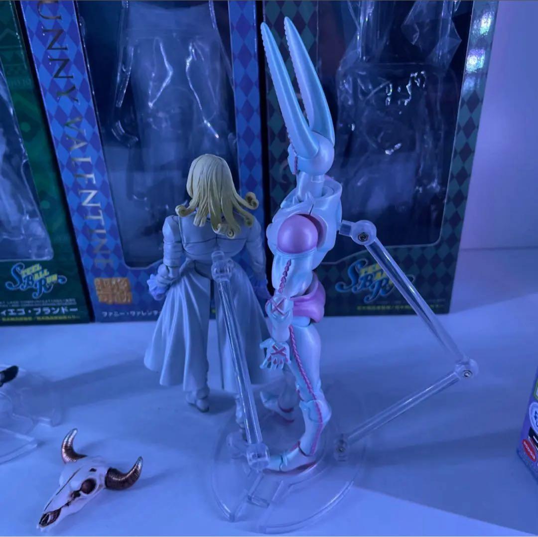 ジョジョの奇妙な冒険 超像可動 SBR 3種＋一番くじ ワーコレ 2種 セット