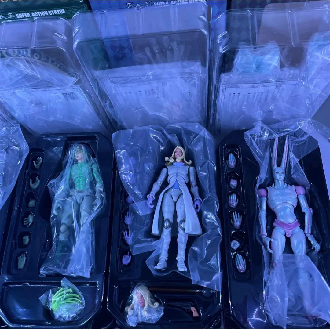 ジョジョの奇妙な冒険 超像可動 SBR 5種＋一番くじ ワーコレ 2種 セット