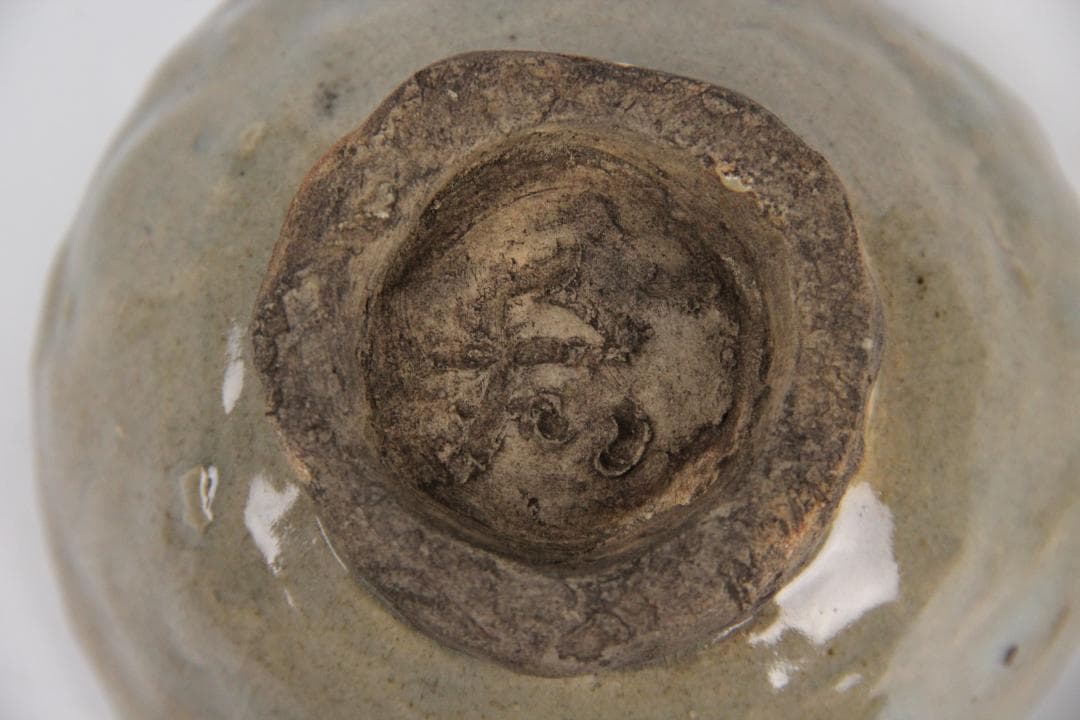 唐物 時代物 灰胎 白釉 茶碗 伝北方民窯 茶道具 中国古美術 FJ9-3