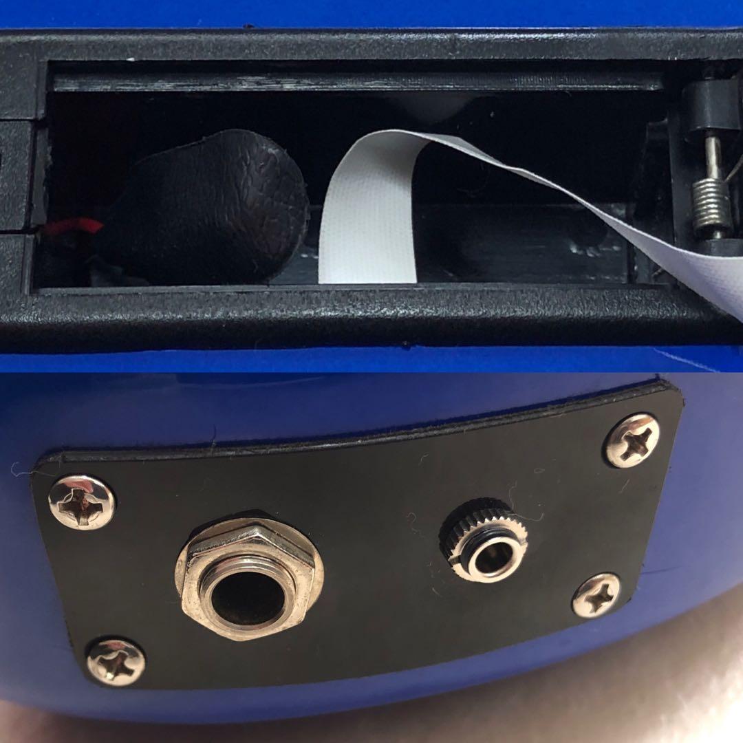 【超美品！】ZO-3 ブルー アンプ内蔵ミニギター 専用ソフトケース付