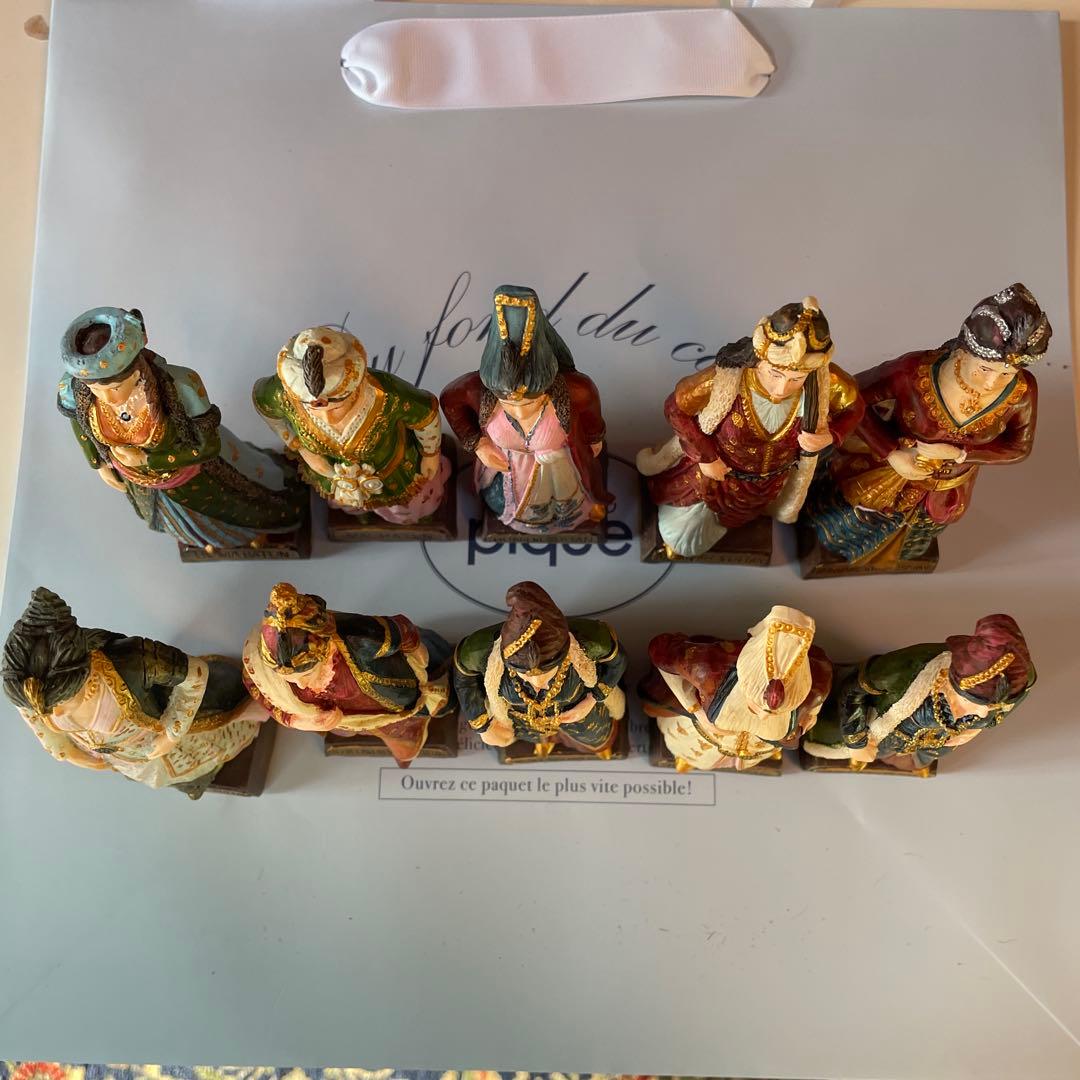 トルコ　オスマン帝国 ハーレム　フィギュア 10体セット