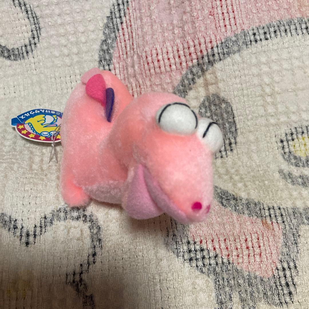 昭和レトロ　バンダイ　ごきげんザウルス　プチアムール　ぬいぐるみ　2こ　②