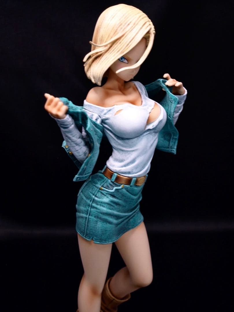 ドラゴンボール 人造人間18号 フィギュア リペイント グリッター&グラマラスB