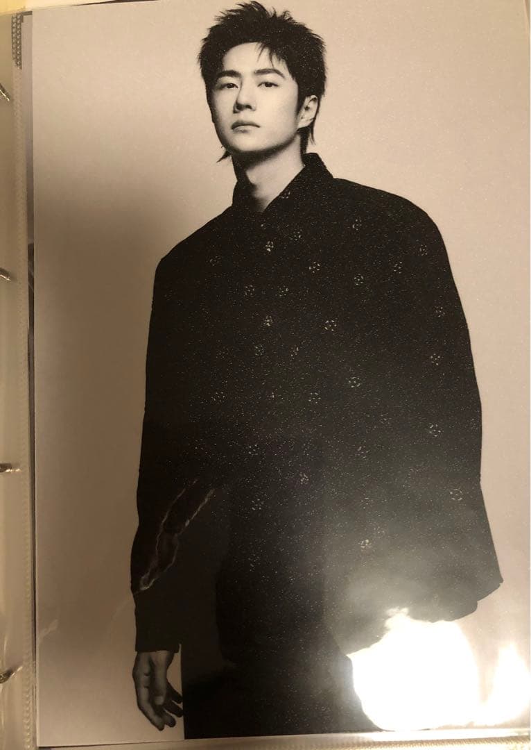 王一博 カードバインダー＋A4・Pカード他リフィル50枚付 アルバム w写真集