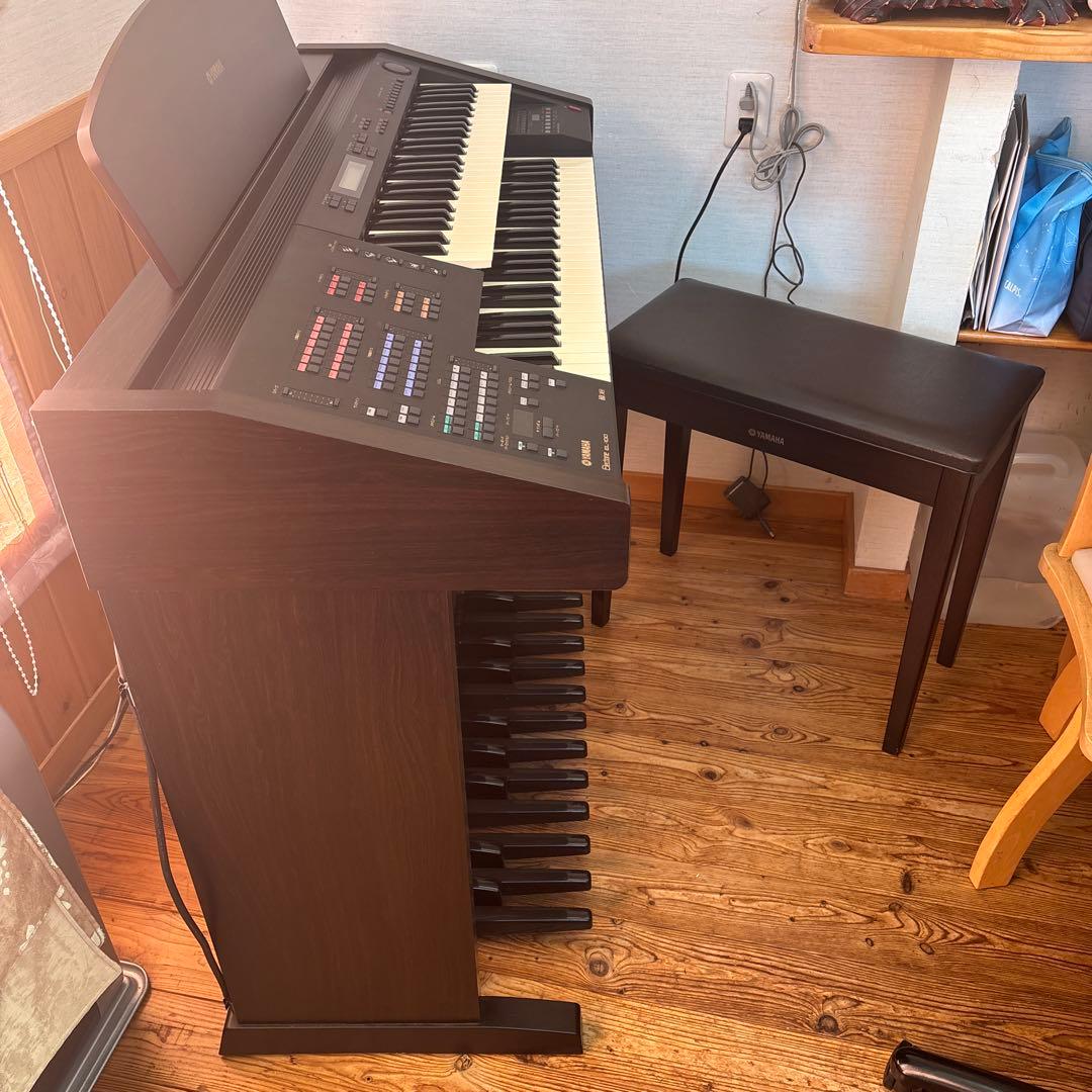 Yamaha Electone EL-100 黒 スタンド　椅子　フロッピー付き