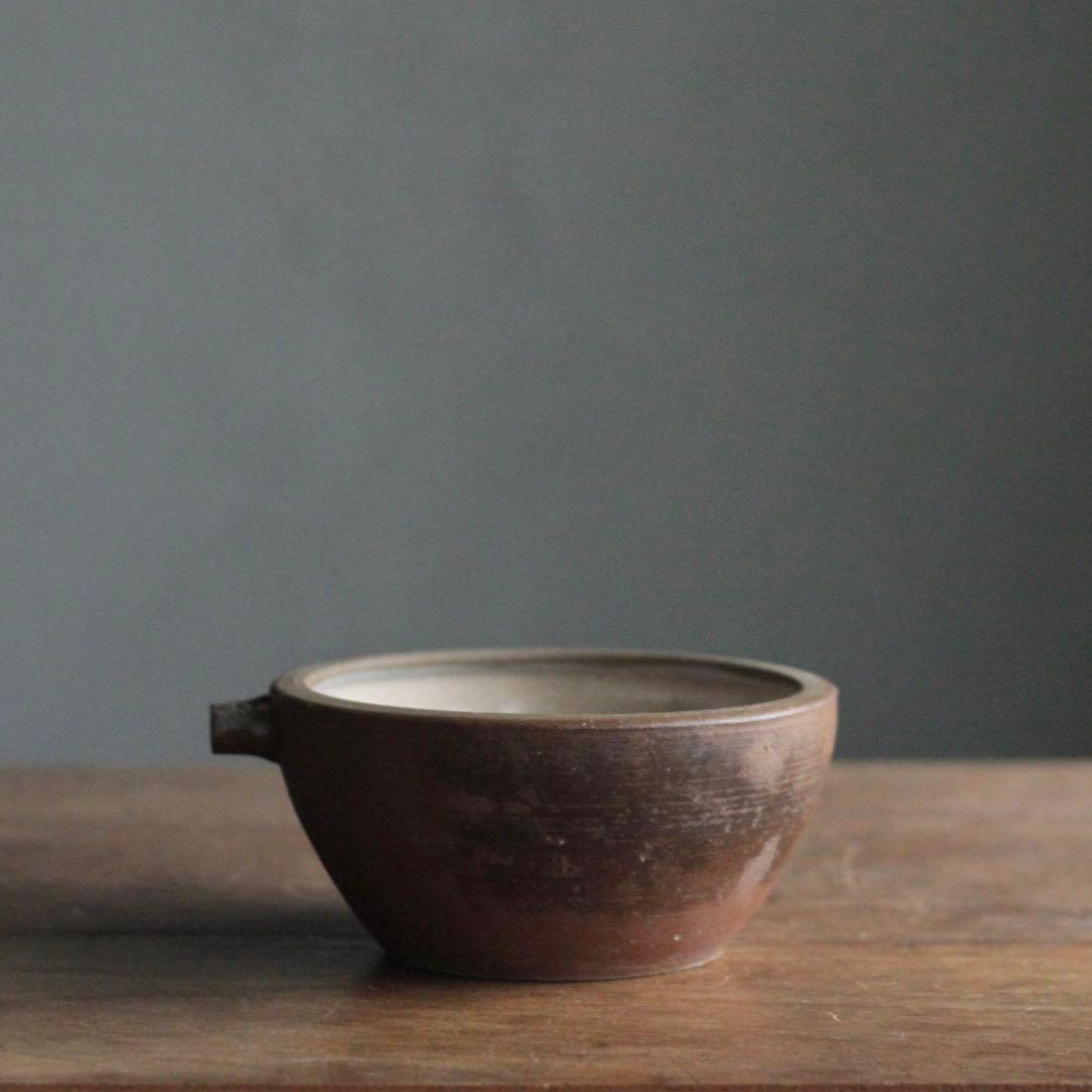 白丹波 片口 古美術 古道具 アンティーク 酒器 丹波焼 立杭焼