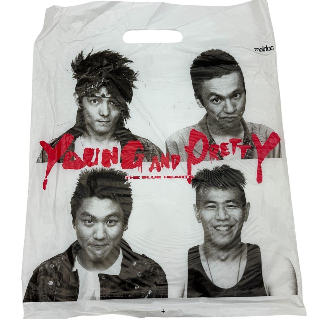ブルーハーツ サイン young and pretty 袋付 1988年 激レア