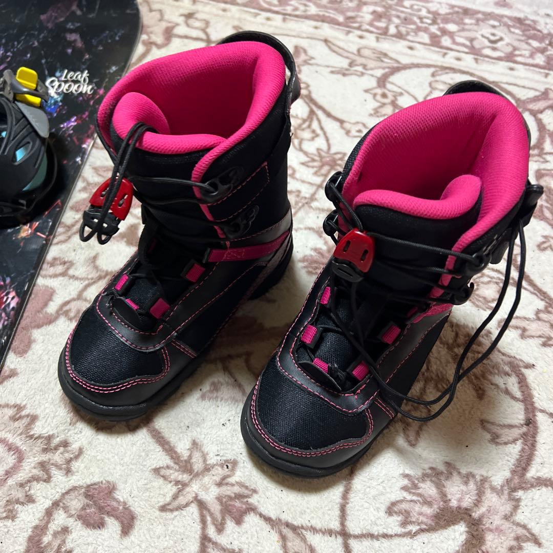 美品 子供用スノーボード 120cm ブーツ 21cm 3点セット 22-23