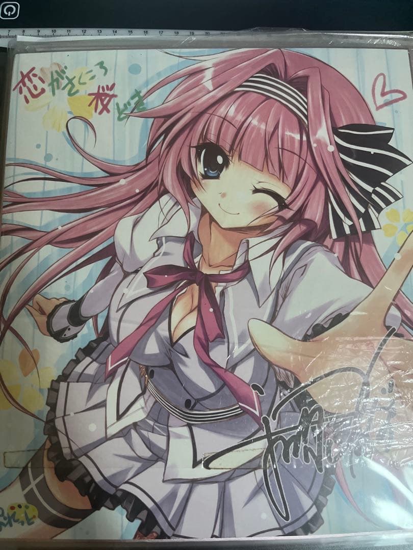 (限定品)翡翠亭 ミニ色紙バインダーと色紙セット(ミニと普通あり)