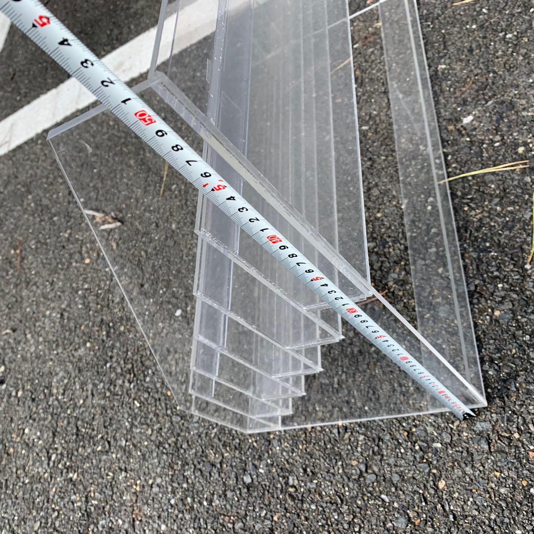 店舗　アクリル製 6段 ディスプレイラック アクリルケース　業務用　棚
