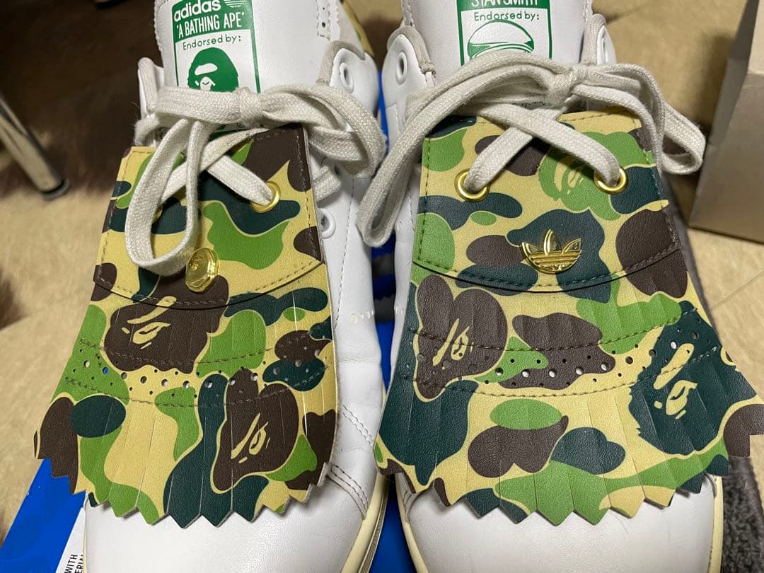 APE x adidas Stan Smith ゴルフシューズ 28cm