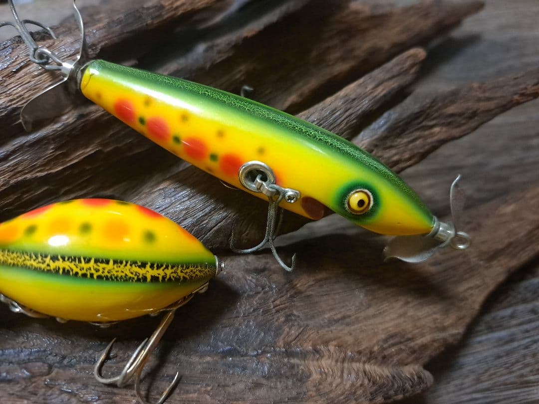 レア　ヴィンテージ　ウッデンハーツ　ダーター・ダブルスイッシャー　2つまとめて