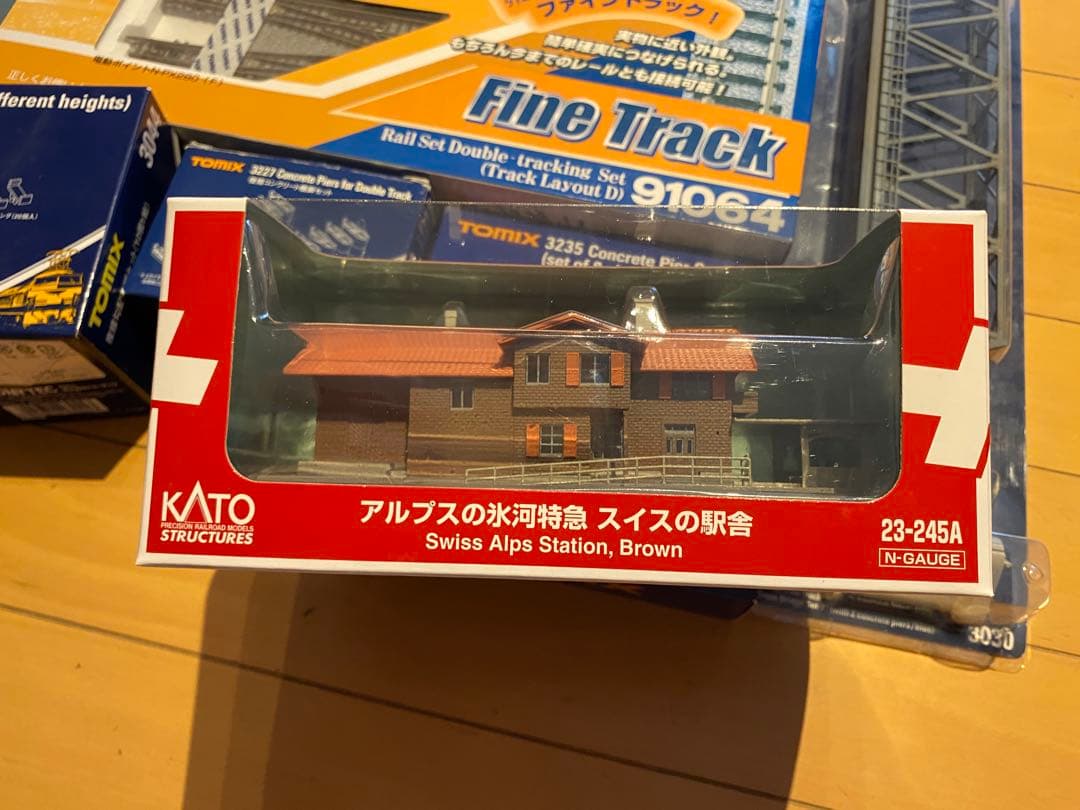 TOMIX Nゲージ レールセットとストラクチャー一式